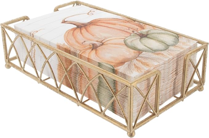 Boston International Arch Design Guest Towel Napkin Holder Caddy, 9 x - Image 2