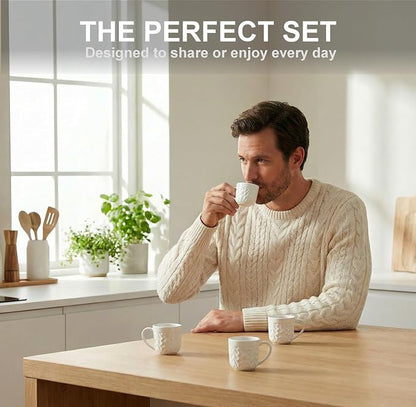 25DOL Small 3.3 Oz Ceramic Espresso Cups Set of 4 - Image 6
