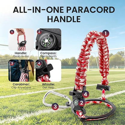 RAYMYLO Insulated Water Bottle 40 oz, Triple Wall Vacuum Stainless Steel | - Image 5