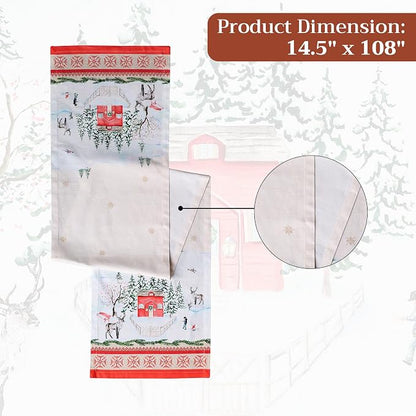 Maison d' Hermine Table Runner 100% Cotton 14.50" x 108" | Table Runners 108 - Image 7