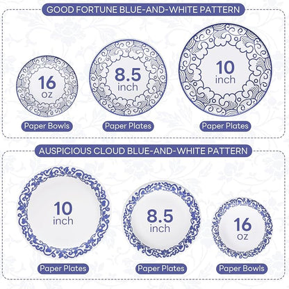 30 Count Paper Bowls 16 Oz, Large Bowls Disposable Heavy Duty, Microwave & - Image 7