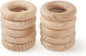 FoDau770 10pcs Natural Beech Wooden Rings, Unfinished Solid Wood Rings Heavy by FoDau770