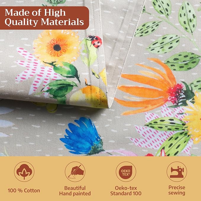 Maison d' Hermine Table Runner 100% Cotton 14.50" x 72" | Table Runners 72 - Image 3