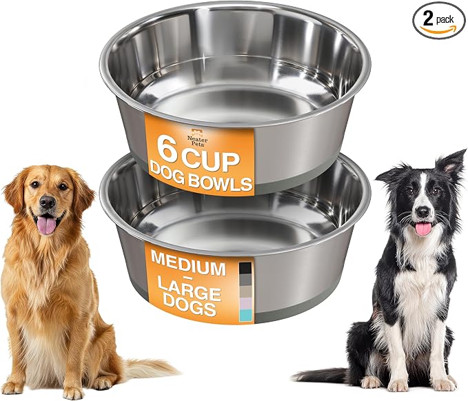 Neater Pet Brands Stainless Steel Dog Bowls by NeaterPetBrands