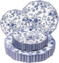 20PCS Blue and White Plates by WDF