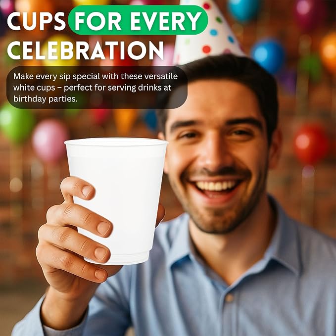 Concession Essentials – 12oz Frost Flex Plastic Cups – Shatterproof Reusable - Image 7