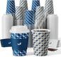 JOLLY CHEF 12oz Paper Coffee Cups 100 Pack, Disposable To Go Coffee Cups by JOLLYCHEF