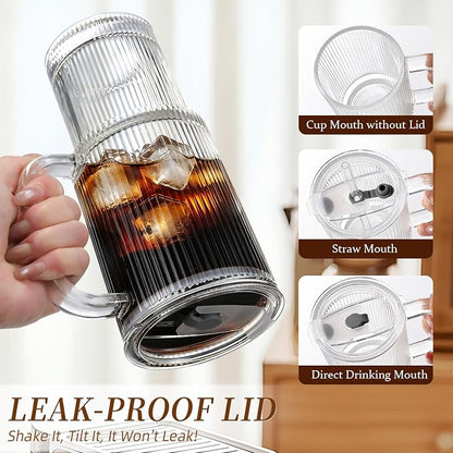 Iced Coffee Cups with Lids: Coffee Bar Accessories - Image 5