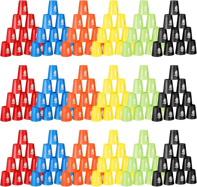 Libima 216 Pcs Sports Stacking Cups Set Stack Cup Party Game Speed Training Game by Libima