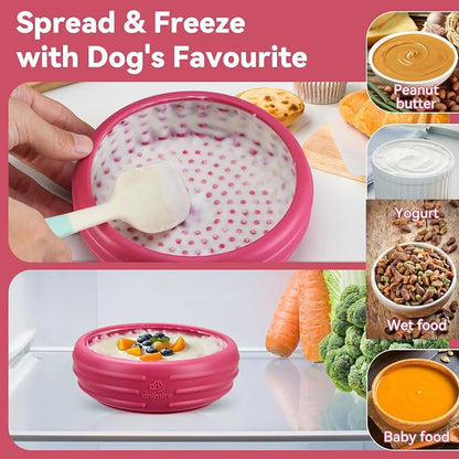 Dog Lick Bowl, Animire Freeze Lick Mat - Image 3