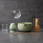 YIBO Matcha Whisk Set With Bowl, Ceramic Matcha Making Kit Includes Bamboo Whisk by YIBO