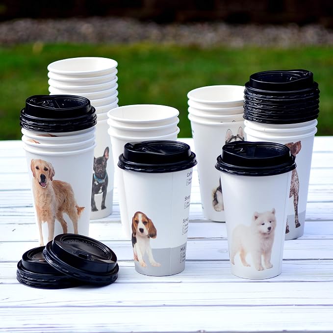 Youngever 72 Sets Disposable Coffee Cups - Image 5