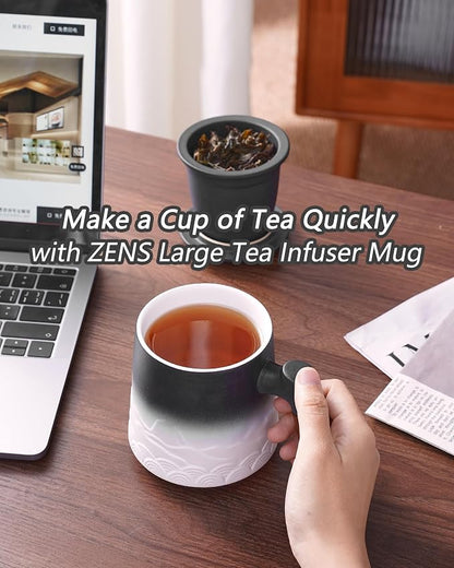 ZENS Tea Mug with Infuser and Lid - Image 6