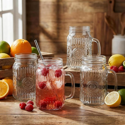 SUT Mason Jar Drinking Glasses - Image 5