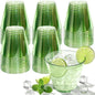 Glowserve 9 OZ Green Disposable Plastic Cups Cocktail Cup 150 Pack | Fancy by glowserve