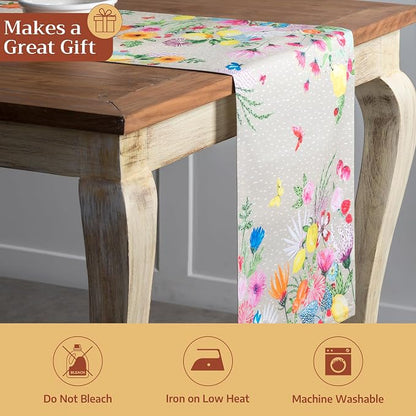 Maison d' Hermine Table Runner 100% Cotton 14.50" x 72" | Table Runners 72 - Image 5