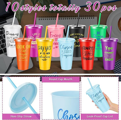 Uiifan 30 Pcs Inspirational Cups Bulk - Image 3