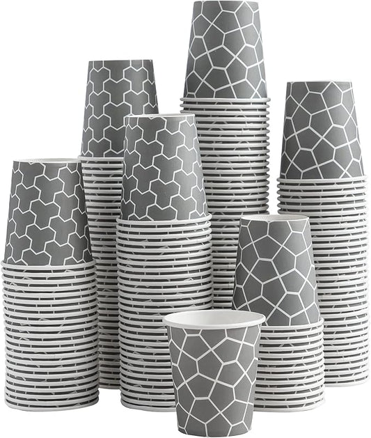 300 Pack 5oz Bathroom Paper Cups, Disposable Dixie Small Cups | Leak-Proof by Huifany