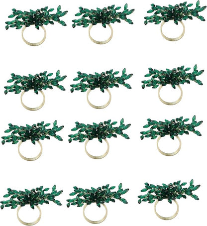 ITOS365 Napkin Rings Set of 6 for Dining Table Decoration Parties Everyday - Image 2