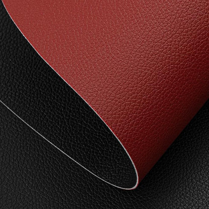 Myir JUN 15 Inches Round Placemats Set of 6 Faux Leather Place Mats | - Image 3