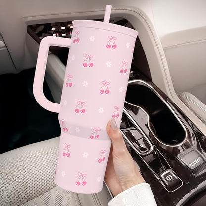 SANDJEST Cherry 40oz Slider Tumbler - Image 8