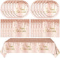41Pcs Rose Gold Retirement Party Decorations Happy Retired Party Supplies by Mainivo