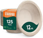 100% Compostable Paper Bowls - 12 oz Heavy Duty Soup Bowls | Eco-Friendly by StackMan