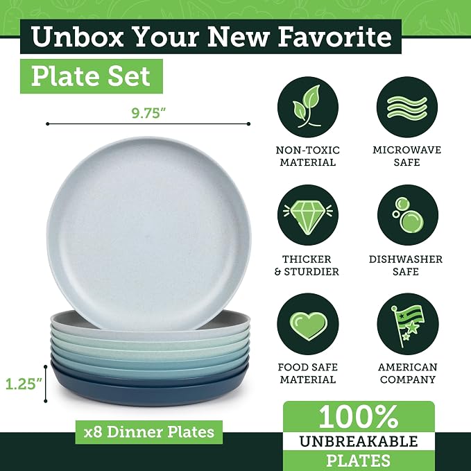 Grow Forward Premium Wheat Straw Plates - Image 3
