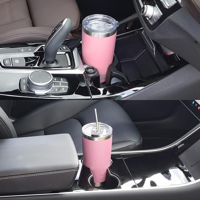 WETOWETO 20oz Tumbler with 2 lids and 2 straws, Stainless Steel Vacuum - Image 6