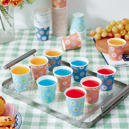 SIUQ 300 Pack 3 oz Paper Cups, Disposable Bathroom Cups, Mini Mouthwash Cup | - Image 4