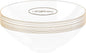 [16 OZ 40 Count] Clear Plastic Organic Design Party Soup bowls With Gold Rim Premium heavyweight Elegant Disposable Tableware Dishes