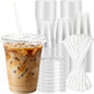 Charmount 100 Sets 16 oz Plastic Cups by CHARMOUNT