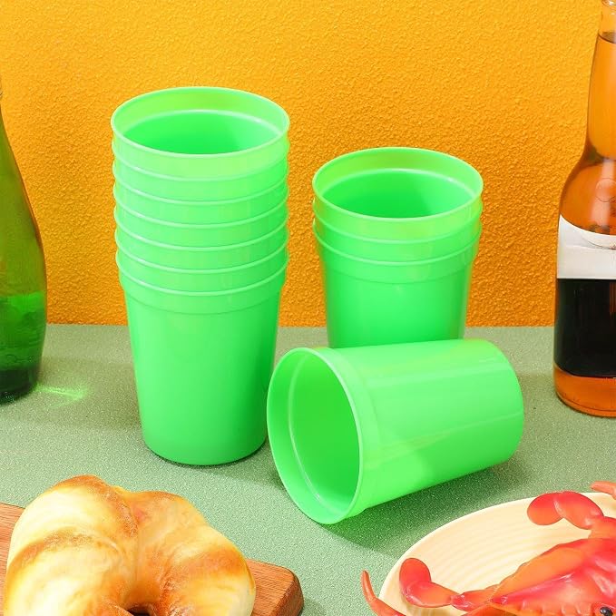 Yungyan 36 Pack 16 oz Stadium Cups Reusable Plastic Cups Blank Drink Stadium - Image 5