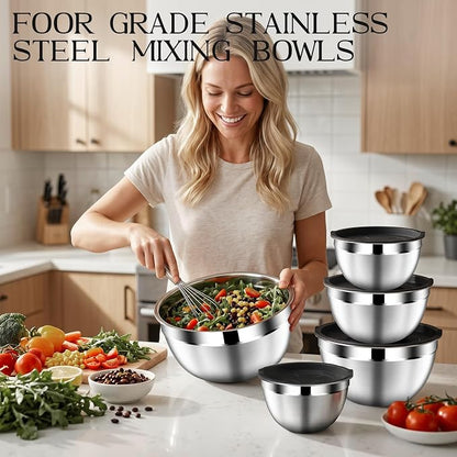 DUTZUN Stainless Steel Mixing Bowls - Image 7