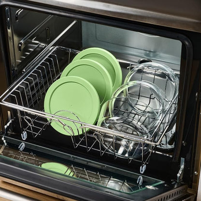 6-Piece Glass Food Storage Containers Set | 4-Cup, Leakproof | Microwave - Image 4