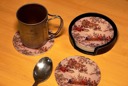 Vintage French Country Print Coasters - Image 2