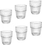 Bormioli Rocco Barshine 10.38 oz. Rocks Stackable Tempered Drinking Glasses by Bormioli+Rocco
