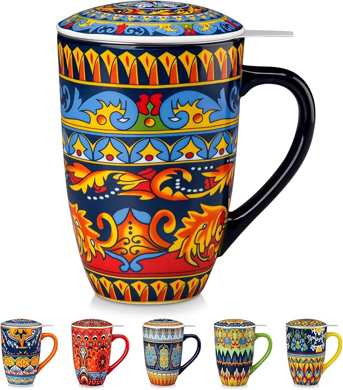 vancasso 18 Oz Tea Infuser Mug by vancasso