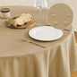 Tablecloth Linen Textured Waterproof & Stain Resistant Table Cloth Wrinkle Free Decorative Fabric Farmhouse Table Cover for Dining/Party/Buffet/Wedding, 60 x 60 Inch, Coffee