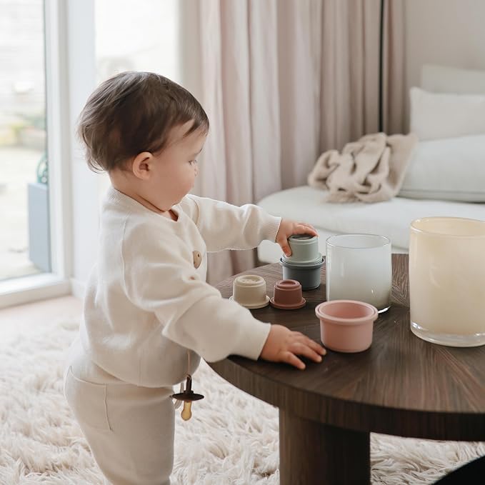 mushie Stacking Cups Toy | Made in Denmark - Image 4