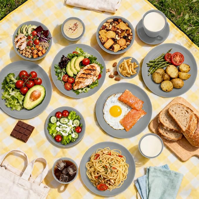 Kids Wheat Straw Dinnerware Sets - Image 5