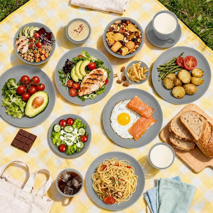 Kids Wheat Straw Dinnerware Sets - Image 5