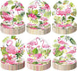 Gerrii 60 Pcs Tropical Flamingo Party Plates 7 Inch Hawaiian Themed Disposable by Gerrii