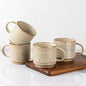 GBhome 12 oz Coffee Mugs Set of 4, Stackable Ceramic Coffee Cups Set | Modern by GBhome