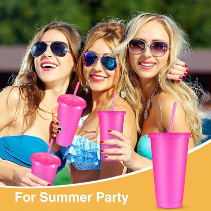 Amyhill 12 Pcs Reusable Glitter Cups - Image 5
