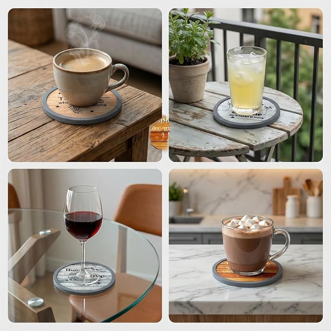 Absorbent Coasters for Drinks - Image 6