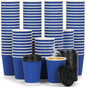 100 Pack 12 oz Disposable Coffee Cups by COOLCAP