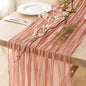 20 Pack Dusty Pink Cheesecloth Table Runner 120 Inch Boho Wedding Decor | by Fixwal