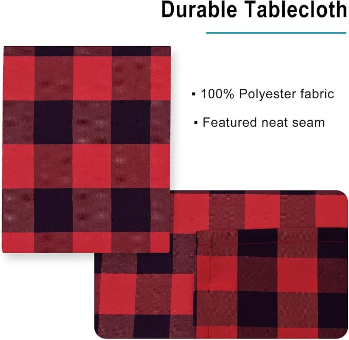 Checkered Tablecloth Square - Image 4