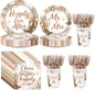 250Pcs Boho Cowgirl Bridal Shower Party Supplies by Greencian